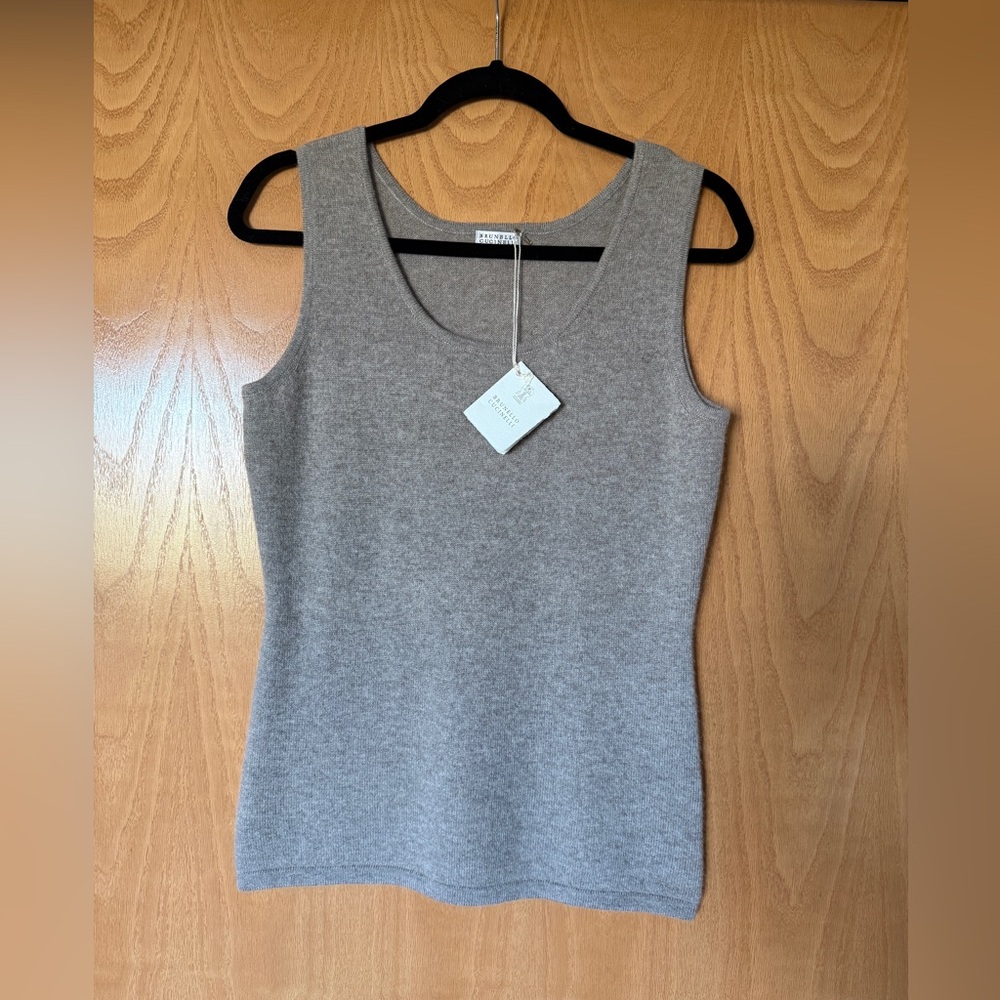 Brunello Cucinelli sleeveless top. New!